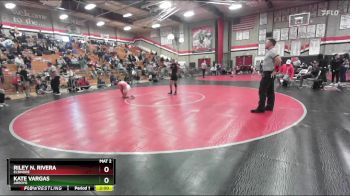 95 lbs Semifinal - Kate Vargas, Arroyo vs Riley N. Rivera, Elsinore