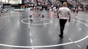 37 lbs Cons. Semi - Kane Brothwell, Torrington Wrestling Club vs Zane Ryley, Sherman Challengers