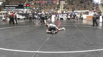 6A 132 lbs Cons. Round 3 - Paul Peerson, Pelham vs Jonah Billingsley, Brookwood Jr-Sr