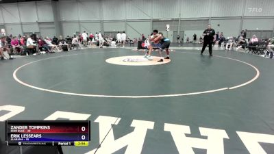 190 lbs Placement Matches (8 Team) - Zander Tompkins, Ohio Blue vs Erik Lessears, Alabama