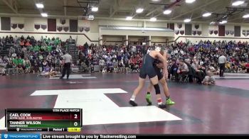 120 lbs 11th Place Match - Tanner Wilson, Independence vs Cael Cook, Notre Dame, Burlington