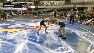 114 lbs Round 2 (4 Team) - Jason DeMarco, Xavier, CT vs Brock Purdie, Apple Valley, MN