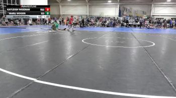 130 lbs Quarterfinal - Marli Woods, Whiteland Community vs Kayleigh Wiseman, Perry (Massillon)