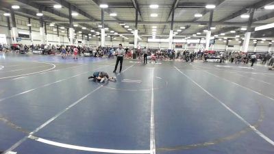 54 lbs Round Of 16 - Jaxson Pierson, Badlands Elite vs Ella Degroat, Dominate Club Wrestling