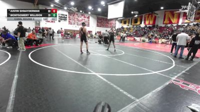 157 lbs Cons. Round 4 - Justin Shnayderman, Beverly Hills vs Montgomery Willison, South Hills