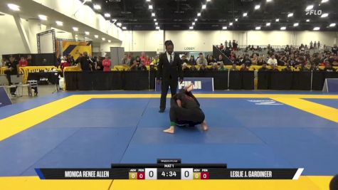 Leslie J. Gardineer vs Monica Renee Allen 2025 World IBJJF Jiu-Jitsu No-Gi Championship