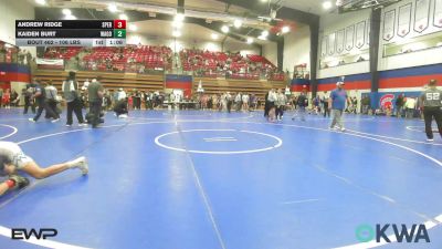106 lbs Rr Rnd 4 - Andrew Ridge, Sperry Wrestling Club vs Kaiden Burt, Wagoner Takedown Club