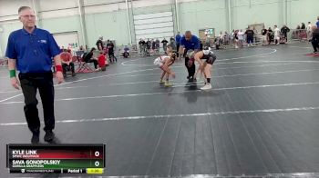 80 lbs Cons. Round 3 - Sava Gonopolskiy, Gorilla Grapplers vs Kyle Link, SMWC Wolfpack