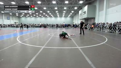 145 lbs Consi Of 64 #1 - John Alvarado, FL vs Dominic Stamp, MA