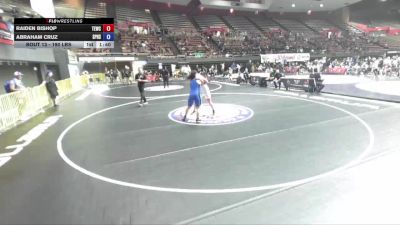 190 lbs Champ. Round 1 - Raiden Bishop, The Empire Wrestling Club vs Abraham Cruz, San Pedro High School Wrestling