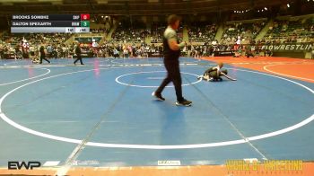 52 lbs Semifinal - Brooks Sombke, Sniper Wrestling Academy vs Dalton Spexarth, Brawlers