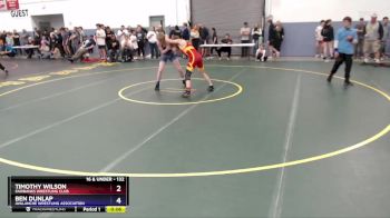 132 lbs Quarterfinal - Ben Dunlap, Avalanche Wrestling Association vs Timothy Wilson, Fairbanks Wrestling Club