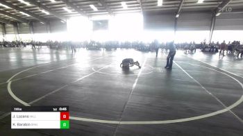 72 lbs 2nd Place - Jocelynn Lozano, Valley Bad Boys vs Kalani Barabin, Grindhouse WC