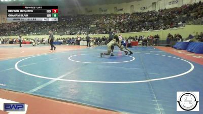 101 lbs Round Of 64 - Bryson McQueen, Broken Arrow vs Graham Blair, Berryhill High School