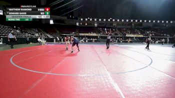 184 lbs Quarterfinal - Matthew Diamond, Menlo College (NCWA) vs Edward Davis, West Chester