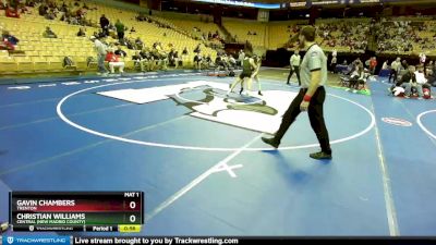 157 Class 1 lbs Cons. Round 1 - Gavin Chambers, Trenton vs Christian Williams, Central (New Madrid County)