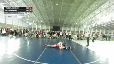 126 lbs Cons. Round 4 - Ruger Arneson, Challis Blackhearts vs Smoot Perkins, Northside Wrestling Club