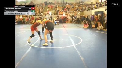 127 lbs 5th Place Match - Gabby Wilson, Wilmington Ladies Freestyle Wr vs Reagan Johnson, THOMAS WORTHINGTON