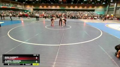 111-118 lbs Round 1 - Avah Garrett, Gold Rush Reno vs Aleena Johnson, Nevada Elite Wrestling