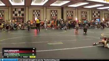 82 lbs Round 1 (6 Team) - Ryan Kowalczyk, Olympia National Team vs Alex Hernandez, Steel Valley Silver