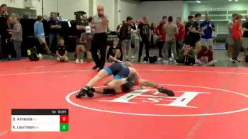 120 lbs Consolation - Donny Almeyda, NJ vs Kael Lauridsen, NE