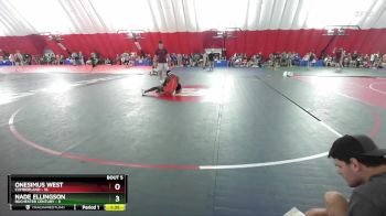 138 lbs Round 2 (6 Team) - Nade Ellingson, Rochester Century vs Onesimus West, Cumberland