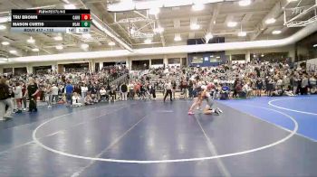 113 lbs Champ. Round 2 - Mason Curtis, Westlake vs Tru Brown, Carbon