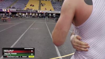 285 lbs Quarters & 1st Wb (16 Team) - Keith Miley, Little Rock vs Trevor Tinker, Cal Poly