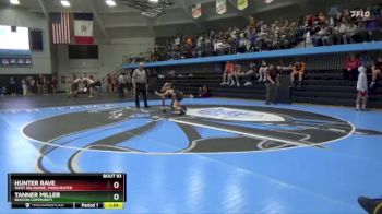 JV-3 lbs Round 2 - Tanner Miller, Benton Community vs Hunter Rave, West Delaware, Manchester