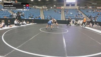 207 lbs Cons. Round 3 - Abigail Fonseca, Texas Wesleyan vs Malia Meyer, Bellevue
