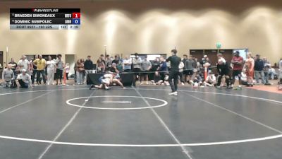 190 lbs 1st Place Match - Braeden Simoneaux, BRTC vs Dominic Sumpolec, Lost Boys
