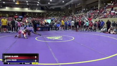 136 lbs Champ. Round 1 - Sophie Glaser, IA vs Ja`Ziya Miles, MO