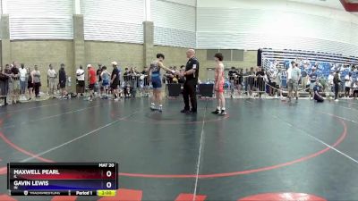 120 lbs Champ. Round 1 - Maxwell Pearl, IL vs Gavin Lewis, IN