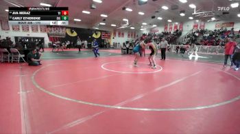 170 lbs Cons. Round 2 - Ava Meraz, Yucca Valley vs Carly Etheridge, Sultana