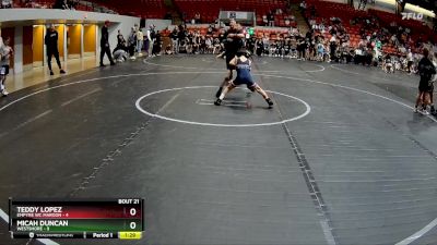 60 lbs Round 6 (8 Team) - Micah Duncan, Westshore vs Teddy Lopez, Empyre WC Maroon