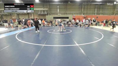 100 lbs Rr Rnd 3 - James Knox, Steller Trained Skywalkers - MSE vs Creu Canterbury, Turks Head - MSE