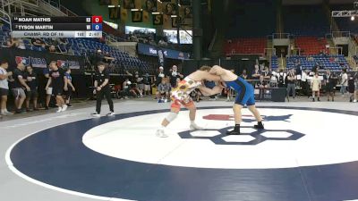 285 lbs Champ. Rd Of 16 - Noah Mathis, Kansas vs Tyson Martin, Wisconsin