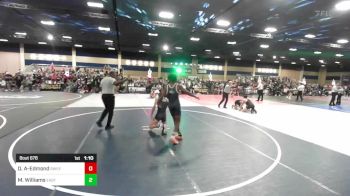 138 lbs Round Of 128 - Darnell Arizaga-Edmond, Sweetland Misfits vs Michael Williams, Eastvale Elite WC