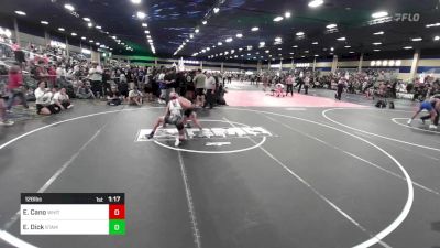 126 lbs Round Of 128 - Enson Cano, Whitestar Wc vs Ethan Dick, Stampede WC