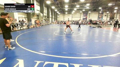 170 lbs Rr Rnd 3 - Cohen Davis, Indiana Outlaws Blue vs Louis DeJulia, Camp Reynolds
