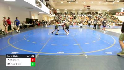 132 lbs Quarterfinal - Walker Share, Level Up Wrestling Center vs Miles Tretinik, Georgia