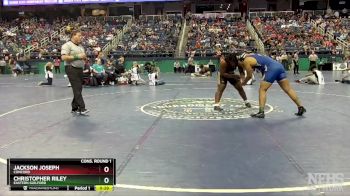 3A 285 lbs Cons. Round 1 - Jackson Joseph, Concord vs Christopher Riley, Eastern Guilford