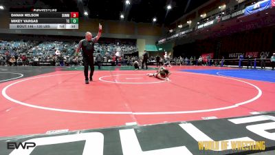 130 lbs Consi Of 4 - Danan Nelson, Summit Wrestling Academy vs Mikey Vargas, Team Coalinga