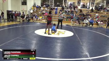 108 lbs Cons. Round 2 - Jayden Thompkins, Dothan HS vs Jaylyn Chappell, Reeltown