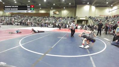 98 lbs Consi Of 8 #2 - Dominic Wilson, Buckaroo WC vs Canon Gilmore, Yuba Sutter Combat