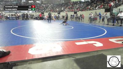 84 lbs Consi Of 32 #2 - Jackson Litten, Elgin Wrestling vs Tillman Smith, Harrah