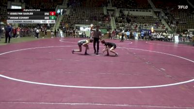 6-7A 107 Champ. Round 1 - Joselynn Sadler, Opelika Hs vs Vivian Covert, Alma Bryant