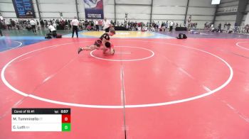 160 lbs Consi Of 16 #1 - Cj Luth, NY vs Marcello Tumminello, CT