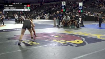 145 lbs 5th Place - Aila Duus, Fremont (Sunnyvale) (CC) vs Kelly Meehan, Tokay (SJ)