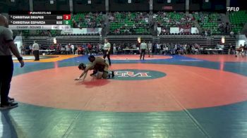6A 144 lbs Champ. Round 1 - Christian Esparza, Mortimer Jordan HS vs Christian Draper, Oxford